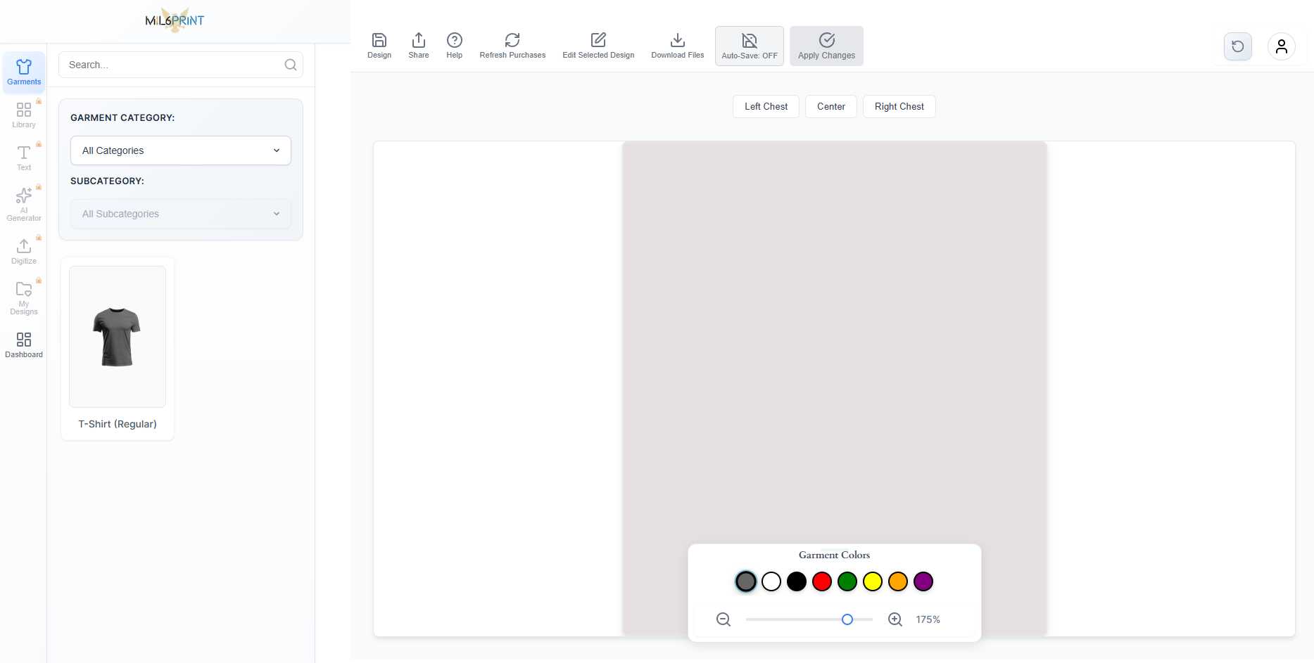 Full interface overview